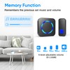 Wireless Doorbell,1300ft Long Range Waterproof Cordless Door Bell Chime Kit,