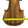 Invisioncorp Acacia 16" Violin Shaped Plain Serving Tray Charcuterie Cutting