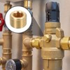 uxcell 4Pcs Brass Pipe Plug Fitting, 1/8" PT Male Hex