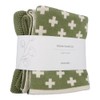 Ecovask Kitchen Towel Duo Organic Cotton, Check Navy Denim