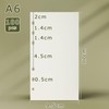 SWTYExt A6 Refills Paper 3 Pack Blank Paper 180 Sheets/360