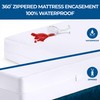 Utopia Bedding Zippered Mattress Encasement Crib - 100% Waterproof and