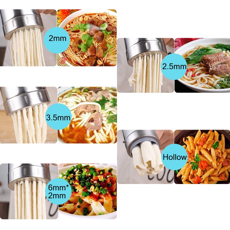 Stainless Steel Manual Noodles Maker, Portable Pasta Maker Noodle Making