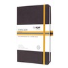 Sigel LS106 Linescape Notebook Squared Approx. A5 Dark Grey Yellow