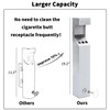 AIWFL Wall Mounted Large Trash Bin Stainless Steel Trash Can