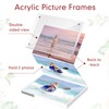 20 Pcs Acrylic Picture Frame Clear Acrylic Photo Frame Magnetic