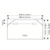 POSH FAITH Motorcycle Aluminum License Plate (Angle Cut Top Corners),