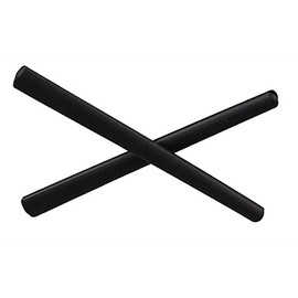 PERFFITT Replacement Anti-Slip Rubber Silicon Temple Ear Socks for OX5038 Eye Glasses Sunglasses Frames HTS004, Black - 1 Pair, 63mm