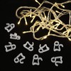 JoGoi 100pcs Gutter Hanging Hooks/Clips for Christmas Xmas String Lights