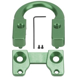Compound Bow Metal D Loop Release, Hunting Arrow Loop Metal D Ring Bow String Release Loop (green)