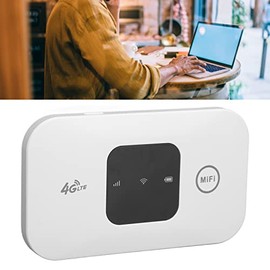 POCREATION Router WiFi Portátil 4G Alta Velocidad para Tabletas Computadoras Portátiles y Dispositivos Móviles Pequeño Ligero