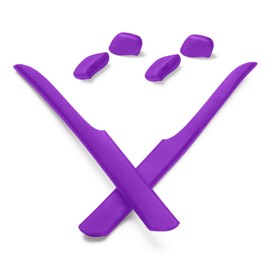 Mryok Replacement Earsocks Nosepieces Kits for Oakley Fast Jacket XL Sunglass - Purple