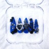 Goth Loli Gothic Navy Blue Skull Rose Full Parts Handmade