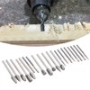 20pcs Woodworking Burr File Set Cemented Carbide Rotary Burrs Files