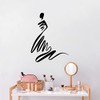 Vinyl Wall Art Decal - Abstract Woman - 15" x
