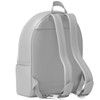KMISSO Women's Backpack Vegan Leather Versatile Practical 30608, silver colours