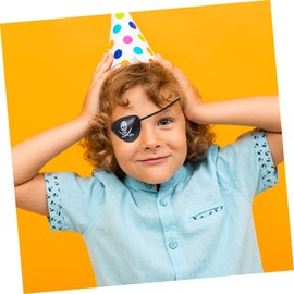 TOVINANNA 4sets Pirate Pirate Eye Patch Single Eye Mask Skull Eye Patch Costume for Mini Decoration Pirate Mask Easel Foam Mat Removable Plate Light Glasses Filler Clothing Rod 20pcs*4