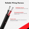 Lighting-likes 12V 40A LED Work Fog Light Bar Wiring Harness
