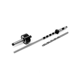 RGWOOD MT1 (Number 1 Morse Taper) Pen Mandrel with Mandrel Saver Tailstock Assembly & 7mm Drill bit (Most Common for pens) & Handy Storage Tube