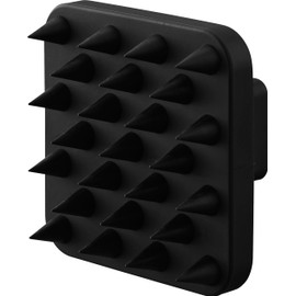 Yamazaki 1770 Magnetic Scalp Massage Brush with Handle, Soft Type, Black, Approx. W 2.8 x D 2.8 x H 2.0 inches (7 x 7 x 5 cm), Tower Floating Storage, Scalp Brush, Head Massage