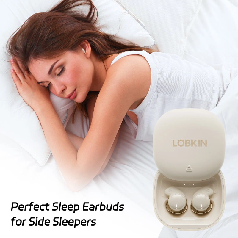 LOBKIN Sleeping Earphone Active Noise Cancellation In-ear Gaming Headphones Sliding