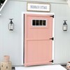 COLORPAPA 10"x23" 2 Pack Shed Transom Windows, White