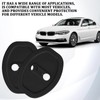 UQWU 4PCS Door Latch Lock Covers, Car Door Edge Latch