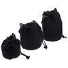 Homoyoyo 3pcs Lens Bag Digital Camera Case Mini Camera Lens