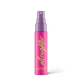 Urban Decay All Nighter Hyaluronic Acid Waterproof Dewy Setting Spray for Face (Travel Size), Luminous Glowy Look, Long-lasting, Smudge-proof & Transfer-resistant Makeup, Watermelon Scent - 1 fl oz