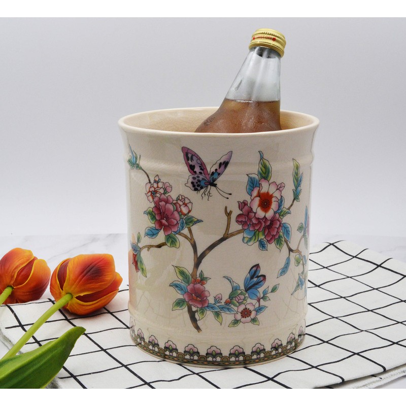 Utensil Crocks Extra Large Kitchen Utensil Holder for Countertop Ceramic