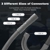 Funmit 12Ft Universal Washing Machine Drain Hose Flexible Extension Hose