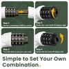Titanker Bike Lock, Bicycle Lock 4 Feet Cable Lock 1/2