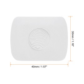 sourcing map 10pcs Tailors Chalk, Wax Based Tailor's Chalk, Washable Fabric Marker for Sewing Quilting Crafting Notions Supplies Accessories, White