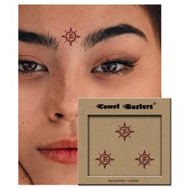 Comet Busters Designer Maroon OM Bindi (BIN502)
