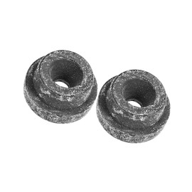 Hihaha Car Radiator Mount Bushing 90480-40012 Radiator Bracket for Toyota Supra 1993-1998 SC300 SC400 1992-2000 Black (Set of 2) Durable Material