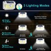 Solar Motion Sensor Lights Outdoor, [3 Modes/4 Pack/188 LED] 270°