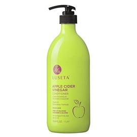Luseta Apple Cider Vinegar Conditioner for Damaged and Oily Hair -Infused with Pyrus Malus for Clarify & Stimulation, Sulfate Free Paraben Free 33.8oz