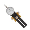 Woodworking Table Saw Dial Indicator, Stainless Steel, Black Calibration Tool
