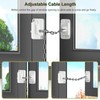 AOSITE Cable Lock for Windows, Window Secures Children for Fridge