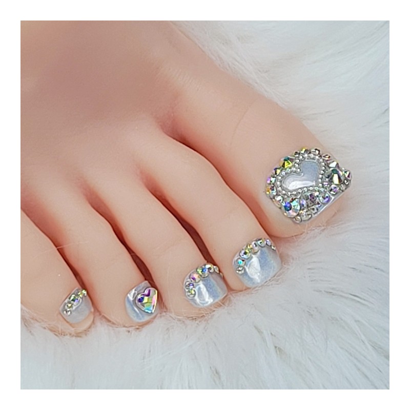 Heart Beam Jewelry Homemade Pedi Tip - Paddy A /