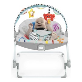 Silla Mecedora Musical Kick To It Opus Baby Einstein 16787 0020-gris Kick To It