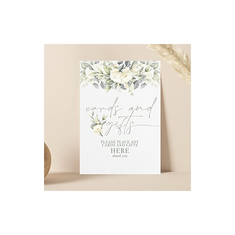 Cards and Gifts Table Sign for Wedding, Baby Shower, Birthday