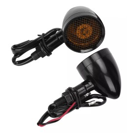 Generic Intermitente Led De Rejilla Tipo Bala Retro Universal Para M