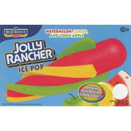 2006 Original Blue Bunny Jolly Rancher ice Pop cream truck, sticker Decal 8"x5"