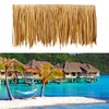 16.5ft Tiki Straw Roof Thatch-Mexican Style Artificial Palm Thatch Rolls