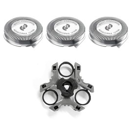 HQ8 Replacement Heads for HQ8 Aquatec Shaver 3 pc with 1 pc pack cutterhead retaining ring