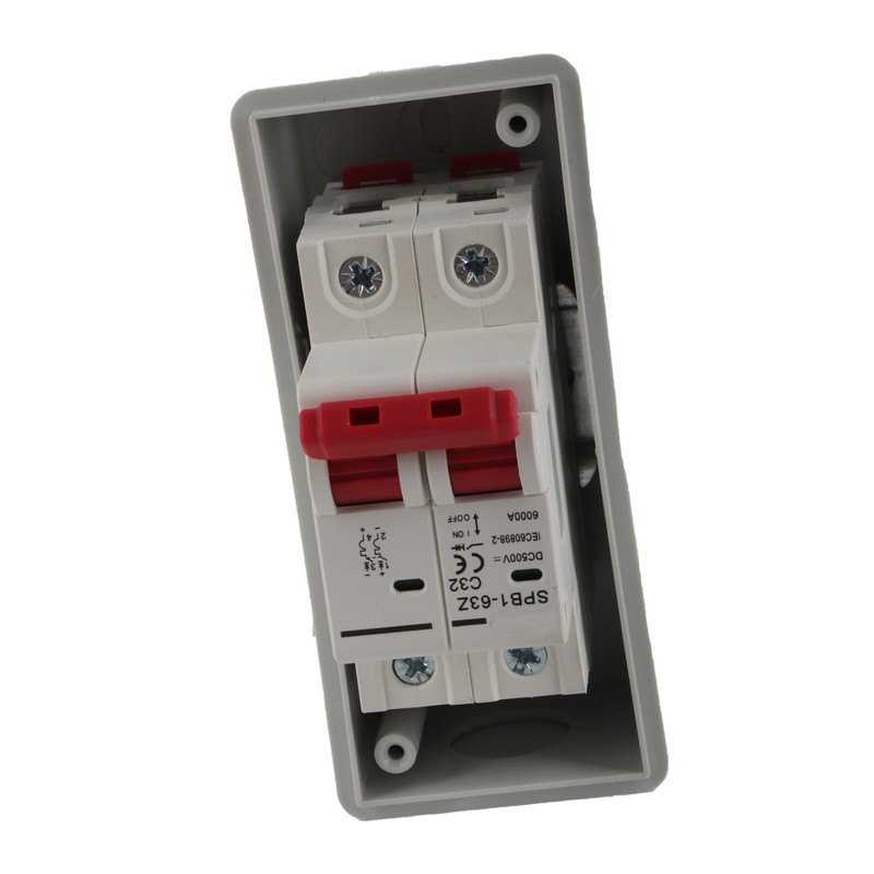 PV Solar Disconnect Switch Photovoltaic Circuit Isolator Miniature RV Breaker