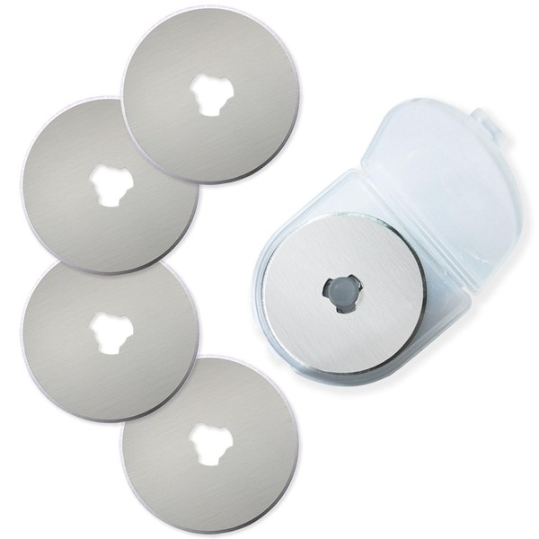 Rotary Cutter Blades 45mm 5 Pack for Fits Fiskars,Olfa,Truecut Rotary