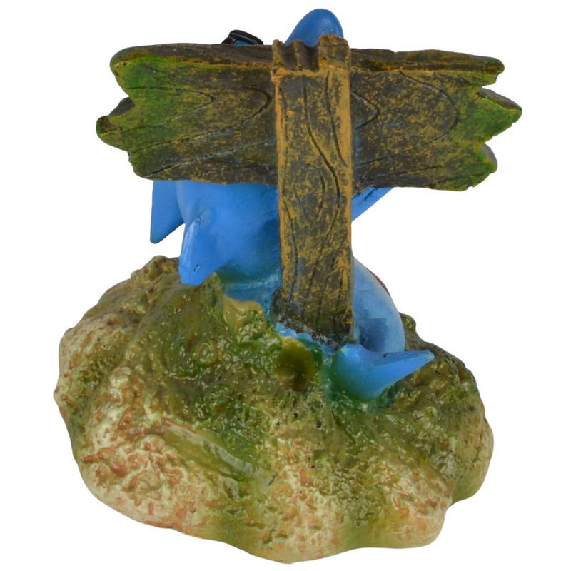 Supa No Fishing Sign, Shark Aquarium/Fish Tank Ornament, Realistic Detail,