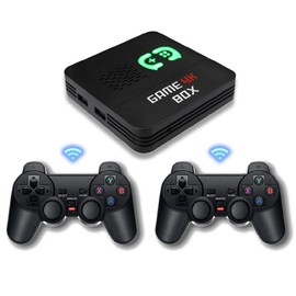 Wireless 2.4G Game Consoles Dual System Console Built In 6700 Games Video Game Player with 2 Wireless Controllers 110‑240V